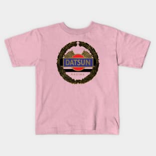 Vintage Datsun Racing Wreath Kids T-Shirt